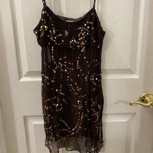 Sheer Brown Woman's tank top
